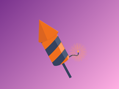 Bluestar Skyburst Rocket